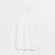 Gładka koszula z wiskozy biała - Biały