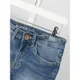 Garcia Szorty jeansowe z wysokim stanem o kroju slim fit z dodatkiem streczu model ‘Rianna’