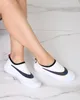 Białe wsuwane damskie buty sportowe tenisówki Lerick - Obuwie - Biały