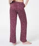 Cream Pantalon De Pyjama Imprimé - Czerwony