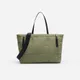 Pikowana torba shopper zielona - Zielony