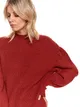Sweter z bufiastymi rękawami