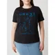 Vero Moda Curve T-shirt PLUS SIZE z bawełny ekologicznej model ‘Elra’