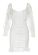 Biała Sukienka Saphone