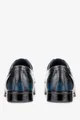 Niebieskie buty wizytowe sznurowane polska skóra windssor 651-mr