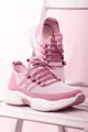Różowe buty sportowe sznurowane Casu 204/44P