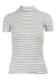 Biało-Czarny T-shirt Melanassa
