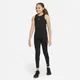 Koszulka bez rękawów dla dużych dzieci (dziewcząt) Nike Dri-FIT One - Czerń