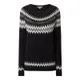 Esprit Sweter z norweskim wzorem z bawełną ekologiczną
