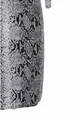 Biało-czarna sukienka z wzorem w skórę węża - MARITA