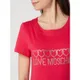 Love Moschino Sukienka koszulowa z kamieniami stras