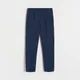 Garniturowe spodnie z kratę slim - Granatowy