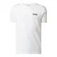 Moschino Swim + Underwear T-shirt z paskami z logo