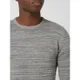 !Solid Sweter z prążkowaną fakturą model ‘Struan’