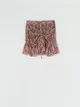 Spódnica mini w kwiaty - Wielobarwny