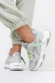 Szare sneakersy na platformie buty sportowe sznurowane casu 21-11-21-g
