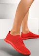 Czerwone Buty Sportowe Sznurowane przed Kostkę Nillie