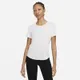 Damska koszulka z krótkim rękawem o standardowym kroju Nike Dri-FIT One Luxe - Biel