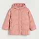 Pikowana kurtka z ociepleniem - Różowy