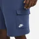 Krótkie bojówki męskie Nike Sportswear Club - Niebieski