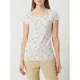 Ragwear T-shirt z kwiatowym wzorem model ‘Mint Canomile’