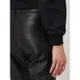 BOSS Casualwear Spodnie z imitacji skóry z prostymi nogawkami model ‘Tinetta’
