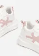 Biało-Różowe Sneakersy Pheladia