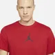 Męska koszulka z krótkim rękawem i półokrągłym dekoltem Jordan Jumpman - Czerwony