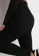 Czarne Jeansy z Elastycznej Bawełny o Dopasowanym Kroju Belmma