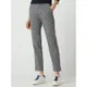 Toni Dress Spodnie materiałowe o kroju slim fit ze skróconą nogawką i z dodatkiem streczu model ‘Jenny Busine’