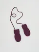 Rękawiczki na sznurku - Fioletowy