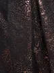 Elegancka spódnica z żakardu w kolorze miedzi