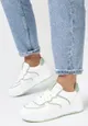 Biało-Zielone Sneakersy Salmi