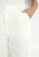 Białe Spodnie Regular Fohan