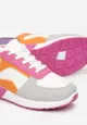 Wielokolorowe Sneakersy z Kolorowymi i Metalicznymi Wstawkami Amasato