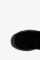 Czarne kozaki skórzane na platformie z elastyczną cholewką produkt polski casu 70122