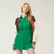 Sukienka mini koszulowa - Zielony