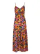 Sukienka maxi w kolorowe kwiaty