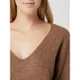Pieces Sweter z dodatkiem wełny z alpaki model ‘Babette’