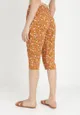Pomarańczowe Spodnie z Bawełny Clymynome