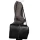 Plecak, torba podróżna skórzana czarna East Side ze skóry naturalnej na laptopa 17"