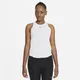 Damska koszulka bez rękawów o standardowym kroju Nike Dri-FIT One - Biel