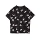 Czarny T-shirt oversize Kuromi