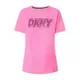 DKNY PERFORMANCE T-shirt z kamieniami stras