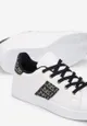 Beżowo-Granatowe Sneakersy z Wstawkami Dyvana