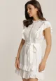 Biała Sukienka Sageilise