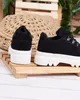 Czarne damskie sportowe buty typu trampki Ohos- Obuwie - Czarny