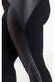 Czarne klasyczne legginsy plus size z eco skórą - duże rozmiary JUDYTA