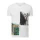 ARMANI EXCHANGE T-shirt o kroju slim fit z foto printem i logo