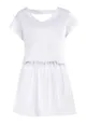 Biała Sukienka Harphephine